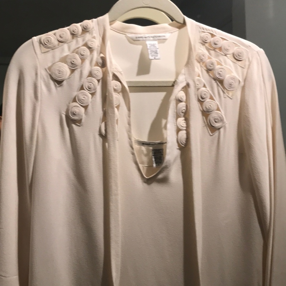 Diane Von Furstenberg mini dress w blouson Slavs